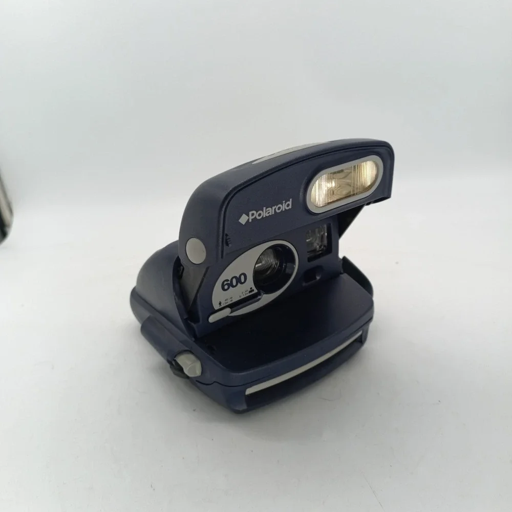 Polaroid 600 Instant Film Camera Navy Blue OneStep Express Vintage a1